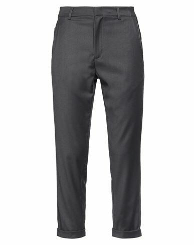 Costume National Man Pants Steel grey Polyester, Viscose, Wool, Elastane Cover