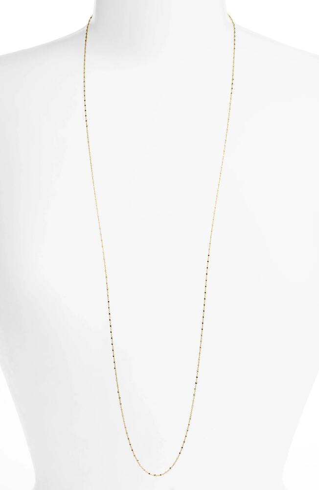 Bony Levy 14K Gold Long Beaded Chain Necklace in Yellow Gold Cover