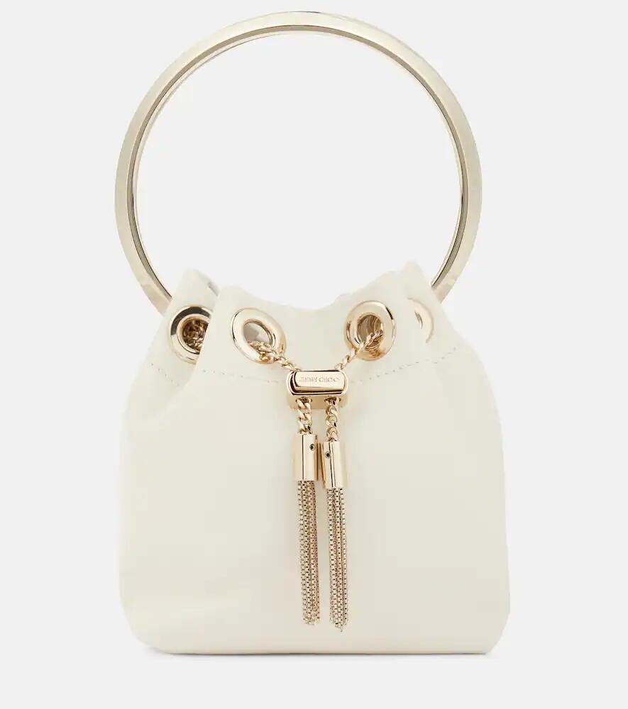 Jimmy Choo Bon Bon Micro leather bucket bag Cover