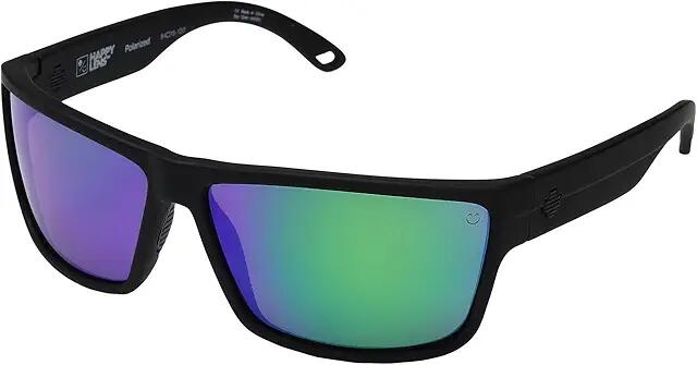 Spy Optic Rocky (Soft Matte Black/HD Plus Bronze Polar w/ Green Spectra) Fashion Sunglasses Cover