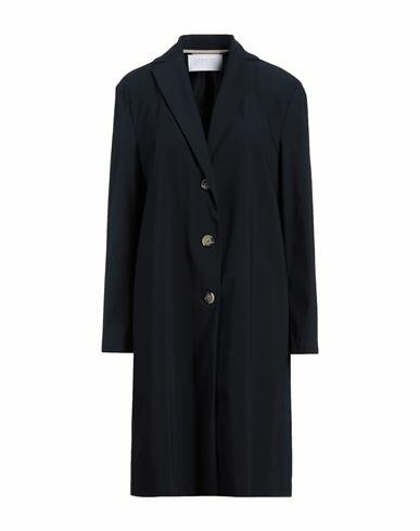 Harris Wharf London Woman Overcoat & Trench Coat Midnight blue Polyester Cover