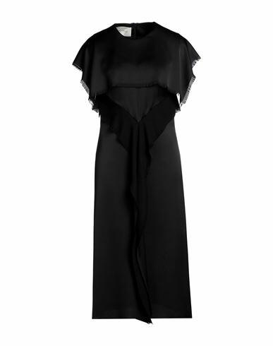 Cedric Charlier Woman Midi dress Black Polyester Cover