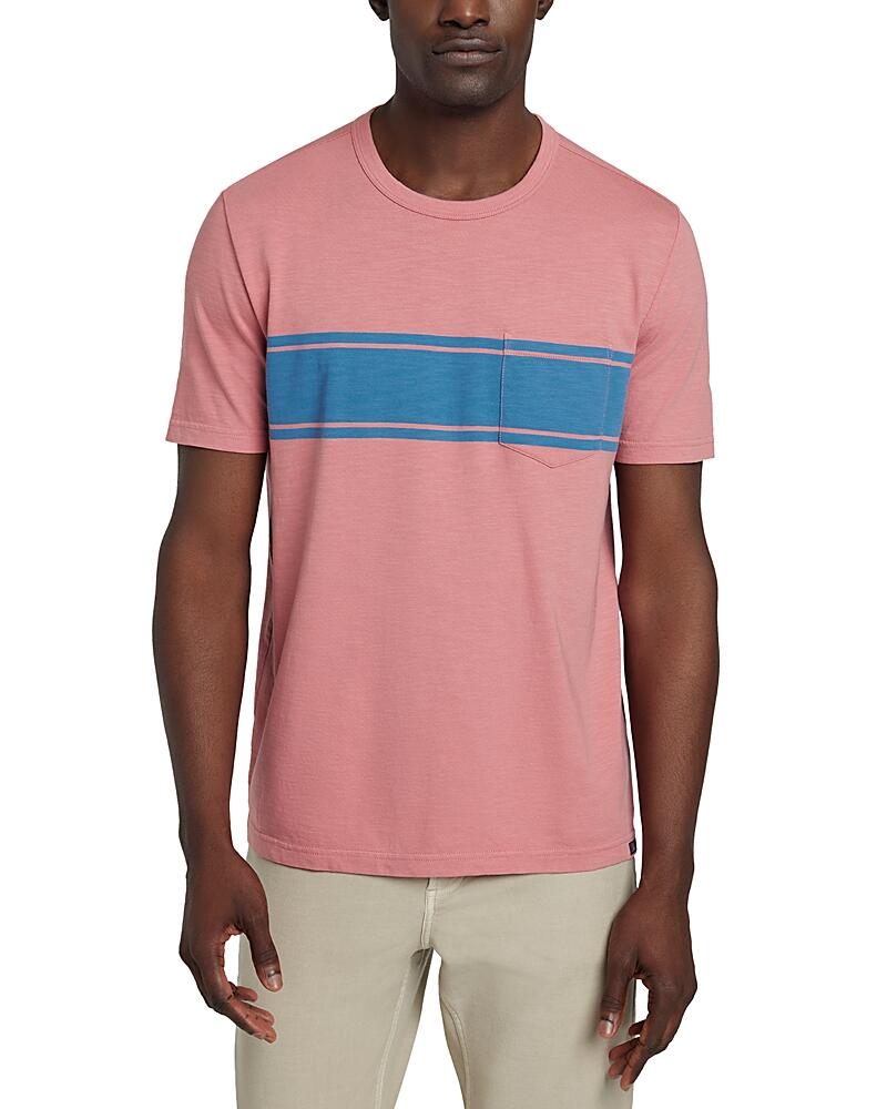 Faherty Cotton Stripe Pocket Tee Cover