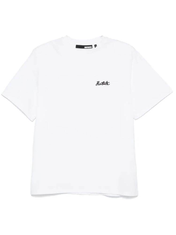 ROTATE BIRGER CHRISTENSEN Heavy T-shirt - White Cover