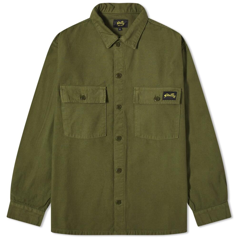 Stan Ray Men's CPO Overshirt in Olive Sateen Cover