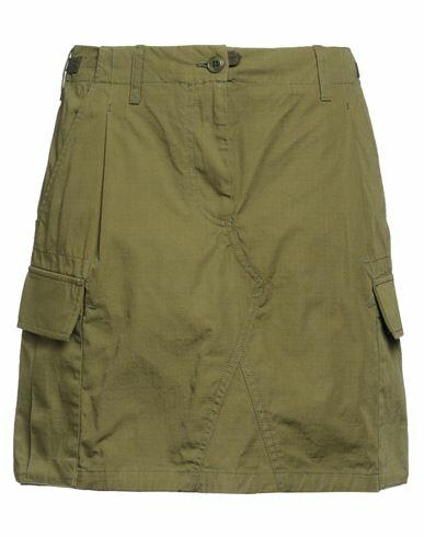 Kenzo Woman Mini skirt Military green Cotton Cover