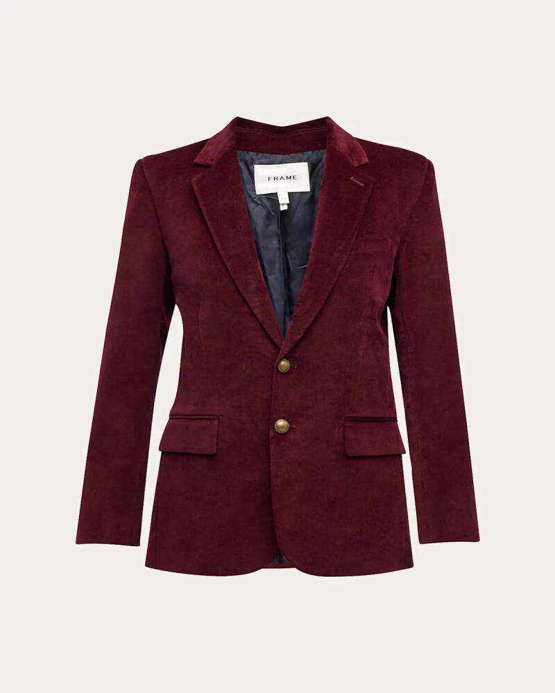 FRAME Everyday Velvet Blazer Cover