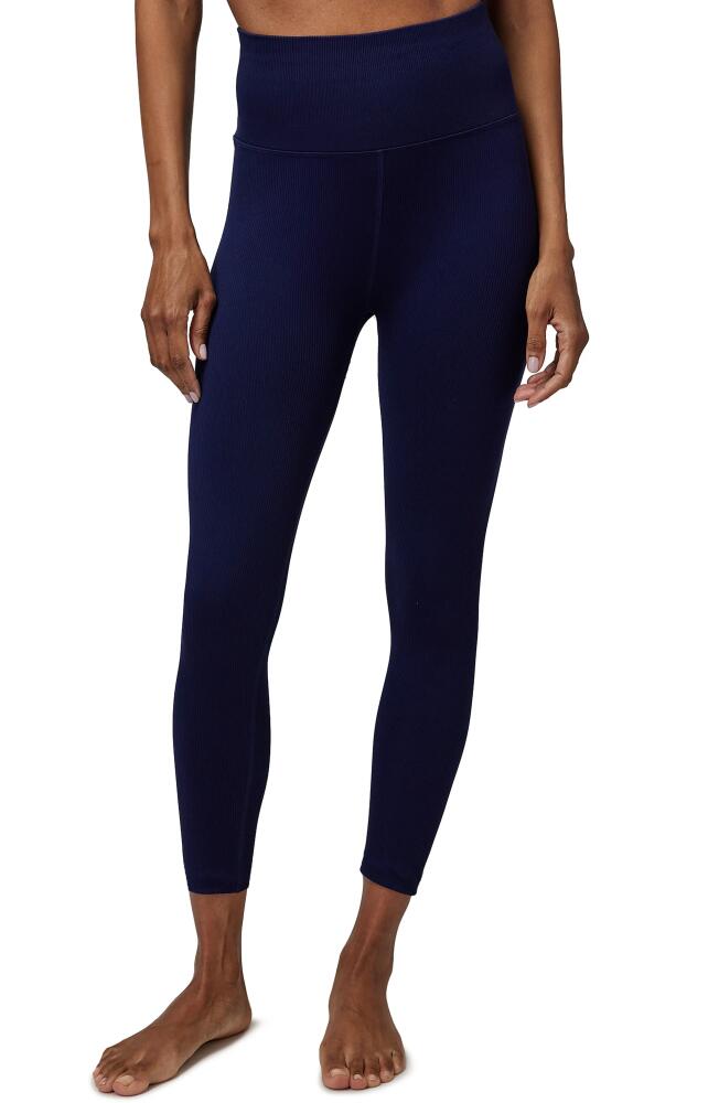 Spiritual Gangster Love Sculpt Rib 7/8 Leggings in Inky Navy Cover