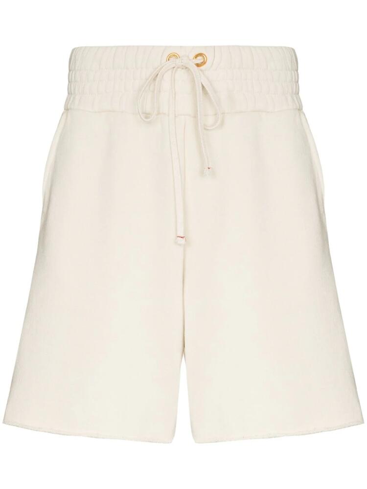 Les Tien Yacht cotton track shorts - Neutrals Cover