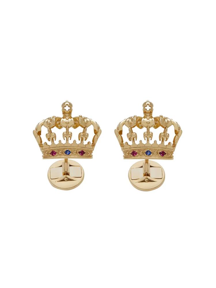 Dolce & Gabbana 18kt yellow gold crown cufflinks Cover