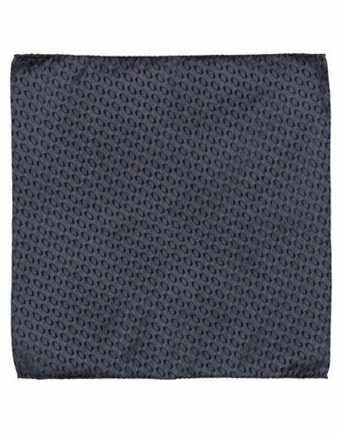 Giorgio Armani Man Scarf Midnight blue Silk, Polyamide Cover