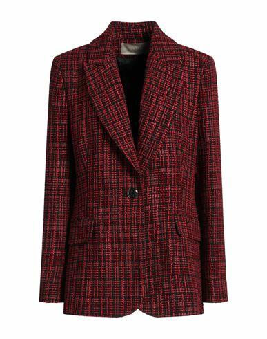 Elie Saab Woman Blazer Red Cupro, Cotton, Polyacrylic, Polyester Cover