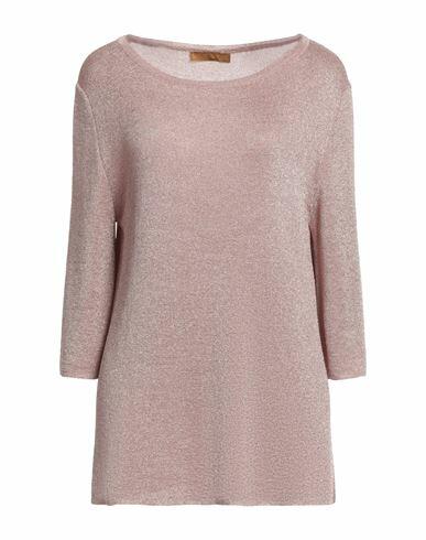 Siyu Woman Sweater Pink Viscose, Metallic fiber Cover