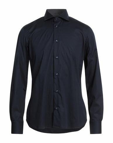 Avignon Man Shirt Midnight blue Size 15 ¾ Cotton, Elastane Cover