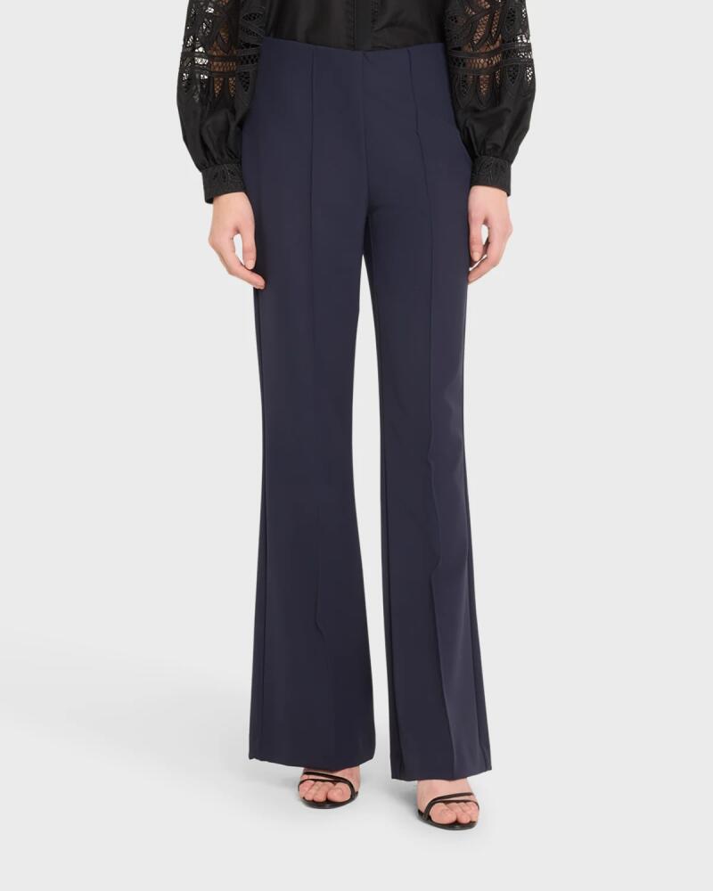 Kobi Halperin Lucy Pintuck Flare-Leg Pants Cover