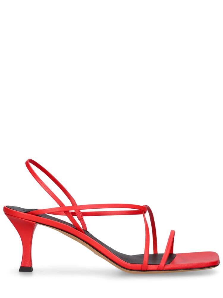 PROENZA SCHOULER 60mm Square Toe Leather Sandals Cover