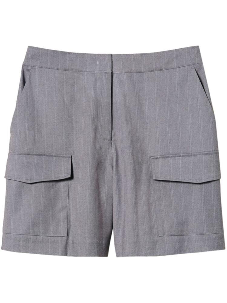 TWINSET pinstripe bermuda shorts - Grey Cover