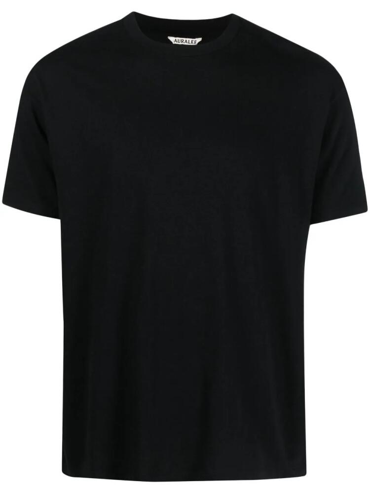 Auralee crew-neck cotton T-shirt - Black Cover