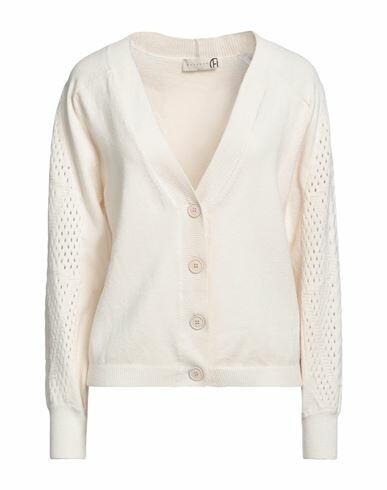 Haveone Woman Cardigan Cream Viscose, Polyester, Polyamide Cover