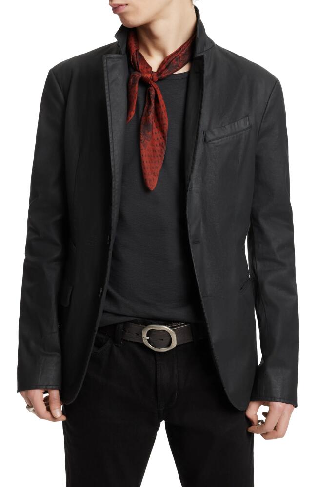 John Varvatos Slim Fit Coated Sport Coat in Black Cover