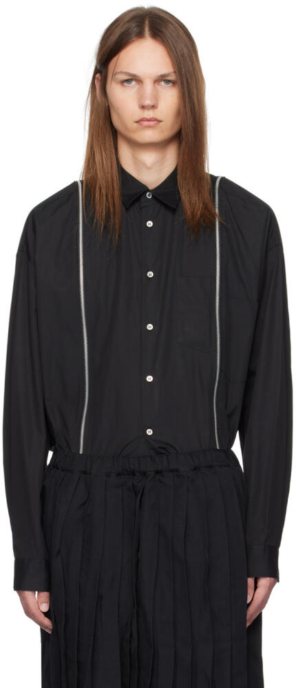 Black Comme des Garçons Black Zip Shirt Cover