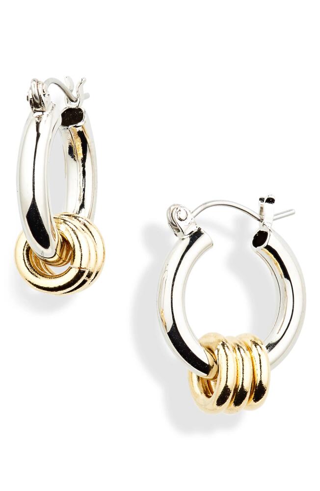 Laura Lombardi Fillia Two-Tone Hoop Earrings in Two Tone Cover