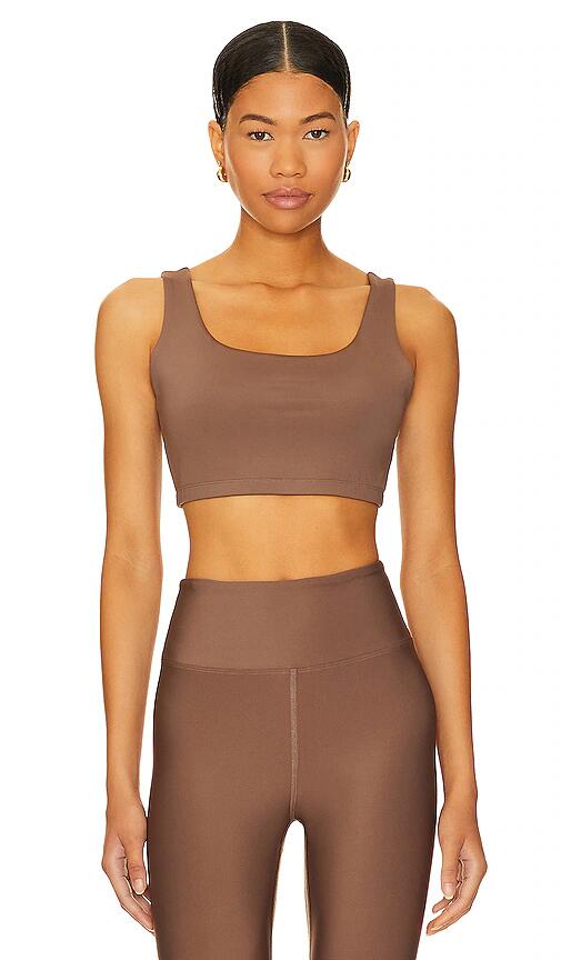 YEAR OF OURS Recycled Go To Sports Bra in Brown Cover