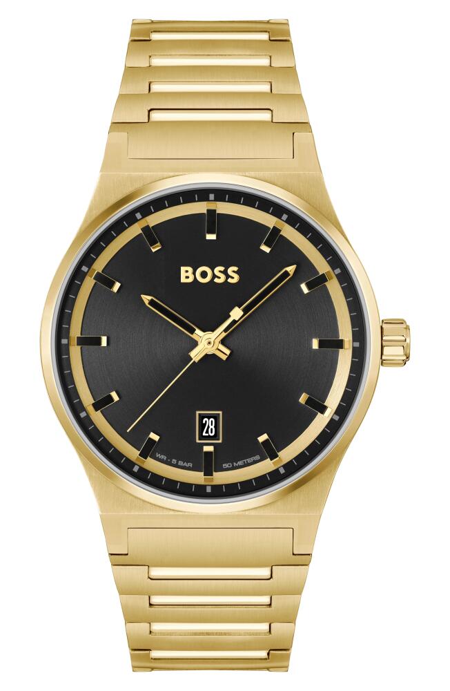 BOSS Candor Bracelet Watch, 41mm in Black Cover