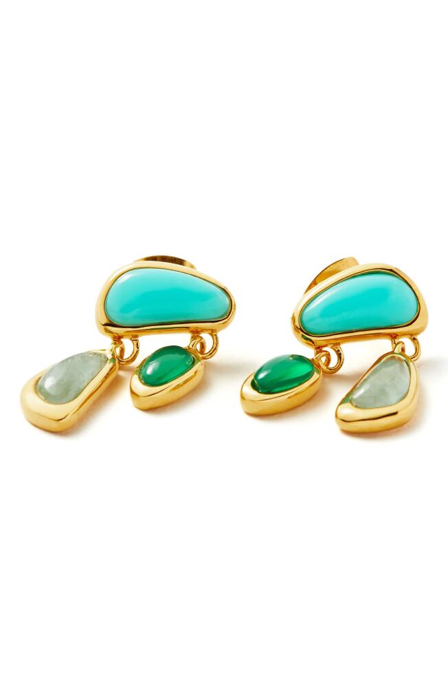 Missoma Floating Sloating Charm Stud Earrings in Gold Cover