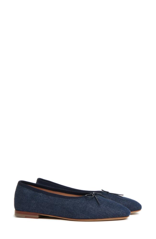 Mansur Gavriel Dream Ballerina Flat in Dark Blue Cover