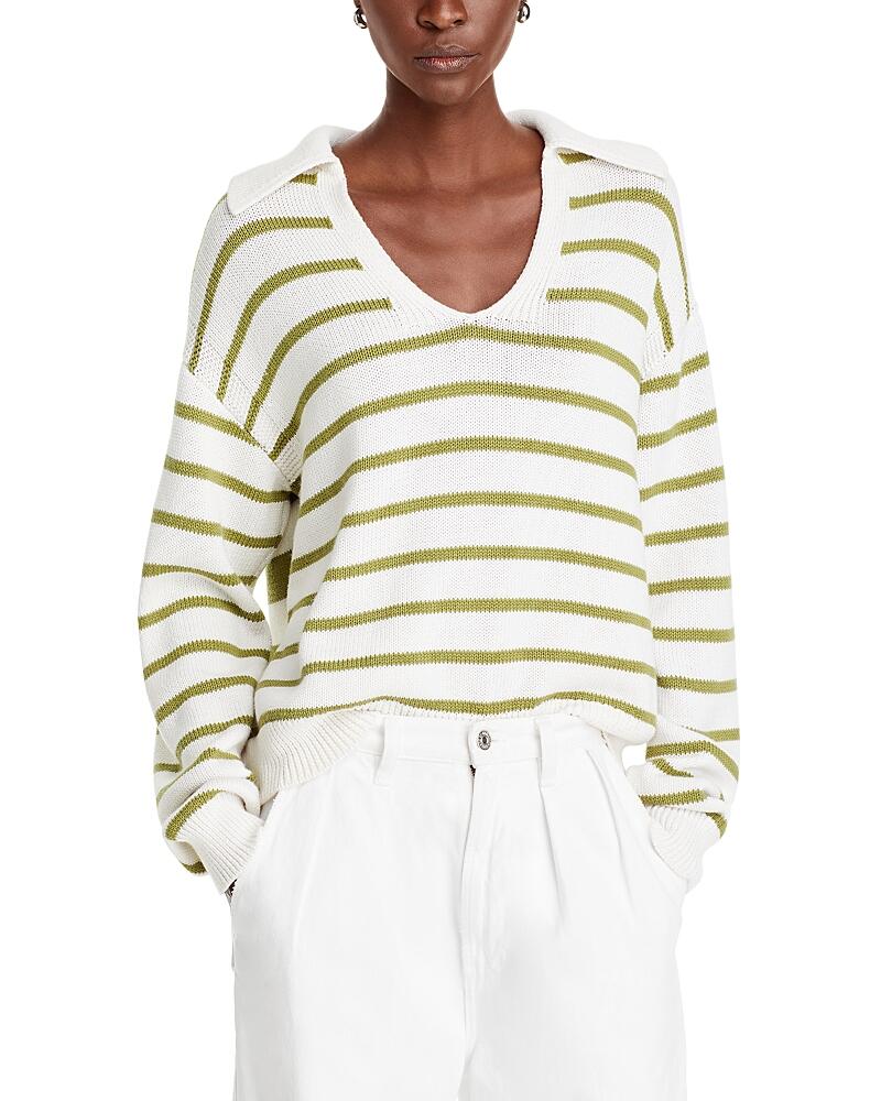 Proenza Schouler White Label Striped Murphy Sweater Cover