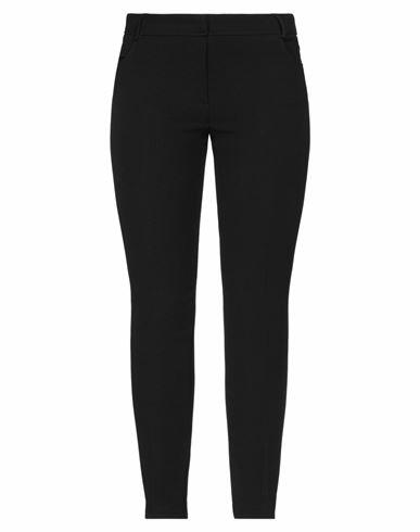 Cristinaeffe Woman Pants Black Polyester, Viscose, Elastane Cover