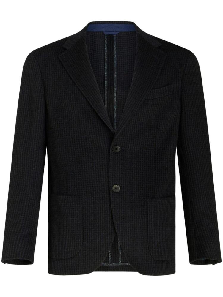 ETRO notched-lapels single-breasted blazer - Black Cover