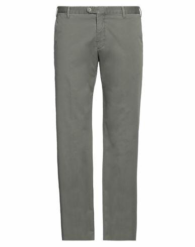 Fedeli Man Pants Sage green Cotton, Lycra Cover