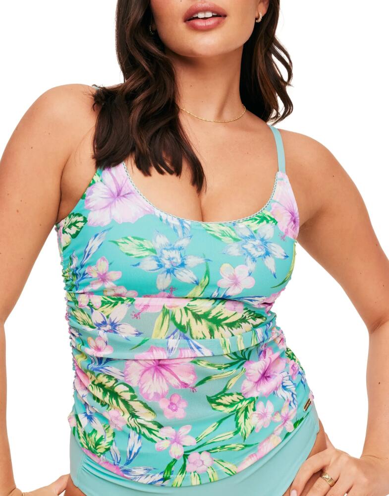 Adore Me Marseille Swimwear Tankini Top in Tropical Blue Cover