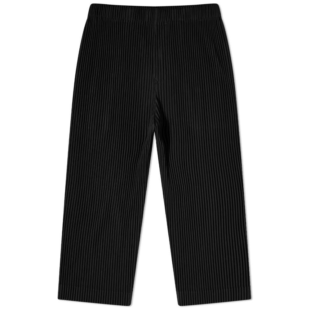 Homme Plissé Issey Miyake Men's Cropped JF124 Pant in Black Cover