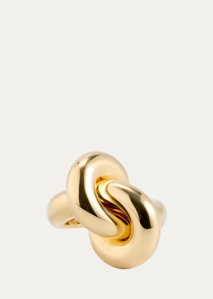 ENGELBERT 18K Yellow Gold The Legacy Knot Big Ring Cover