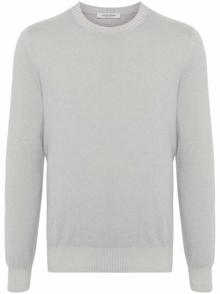 Fileria fine-knit jumper - Grey Cover