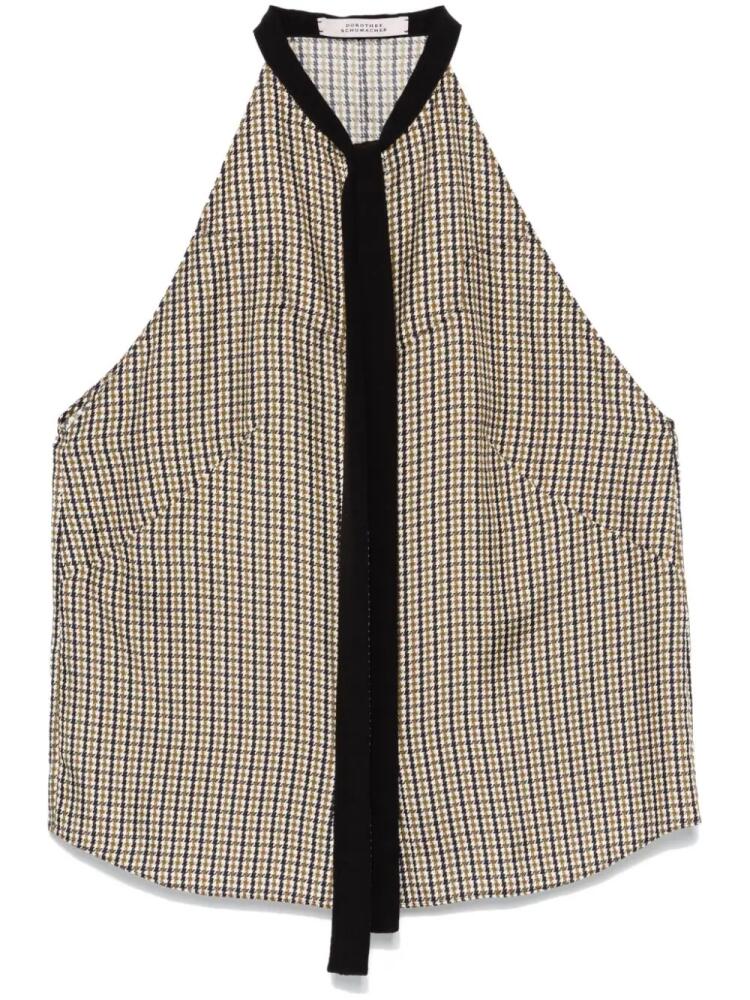 Dorothee Schumacher Checked Coolness blouse - Neutrals Cover