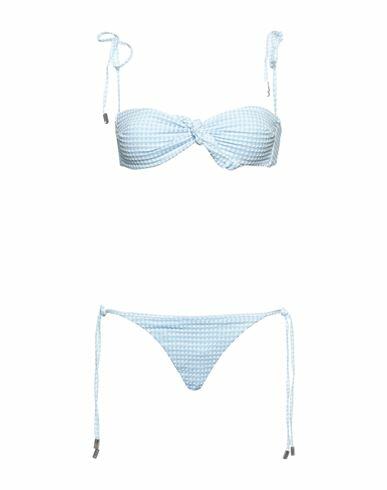 Moeva Woman Bikini Sky blue Polyamide, Elastane Cover