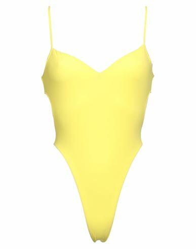 Dsquared2 Woman One-piece swimsuit Yellow Polyamide, Elastane Cover