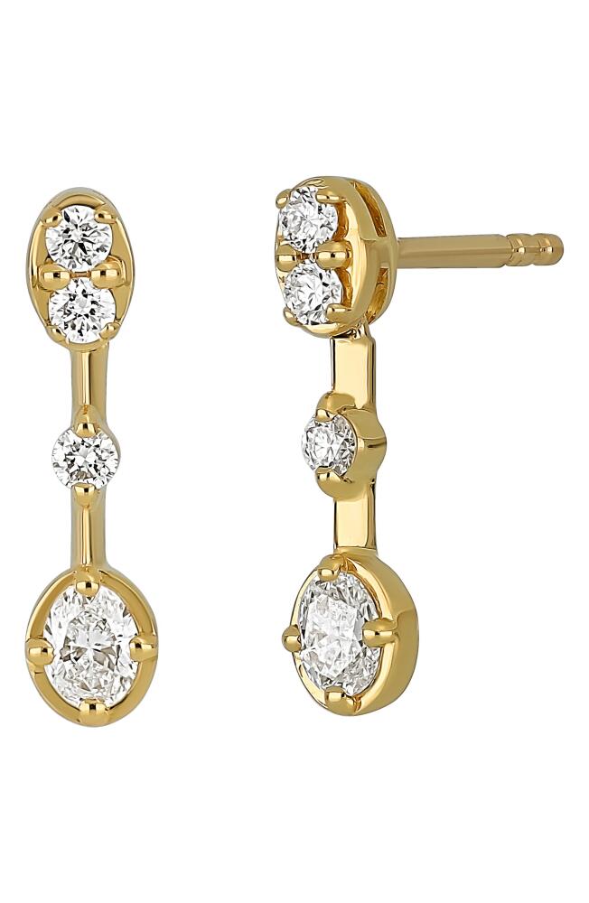 Bony Levy Aviva Diamond Drop Earrings in 18K Yellow Gold Cover