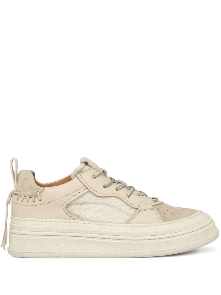 Buttero Circolo panelled sneakers - Neutrals Cover