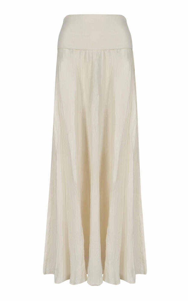 Johanna Ortiz - Light And Sound Convertible Organic Linen Maxi Skirt - Off-White Cover