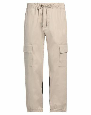 Costume National Man Pants Beige Cotton, Elastane Cover