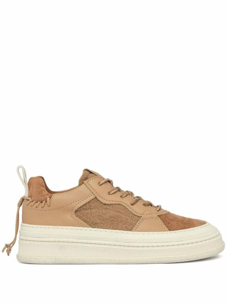 Buttero Circolo panelled sneakers - Neutrals Cover