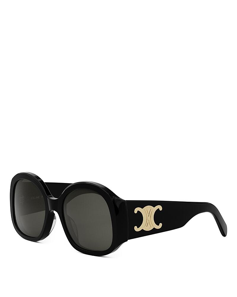 Celine Maxi Triomphe Round Sunglasses, 54mm Cover