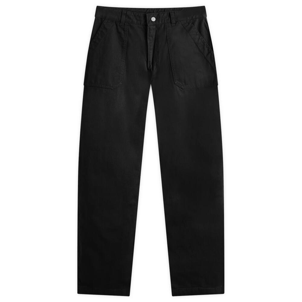 Uniform Bridge Men's Wide Fit Fatigue Pants in Black Cover