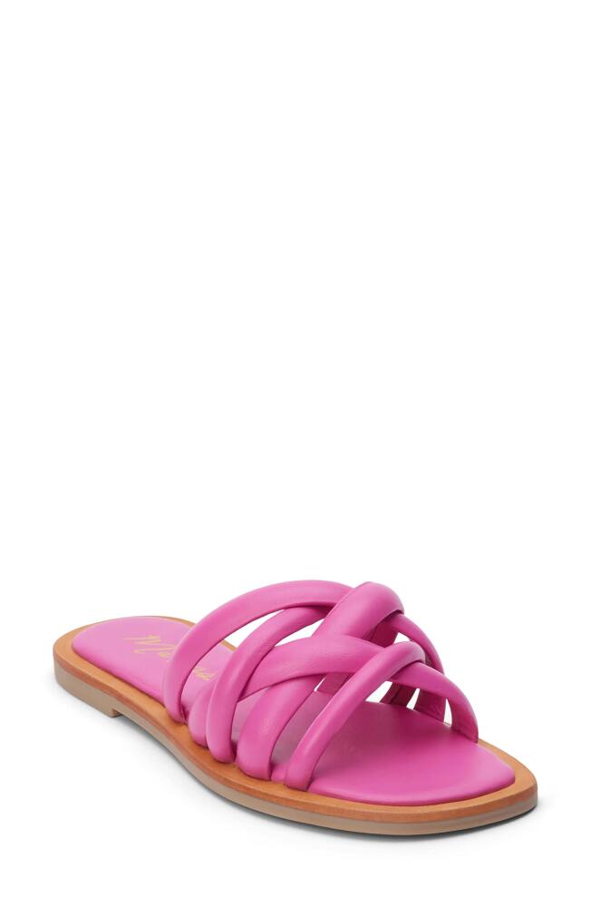 Matisse Strappy Flat Slide Sandal in Magenta Cover