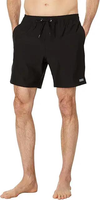 O'Neill Lennox Hermosa Solid 17 Volley (Black) Men's Swimwear Cover